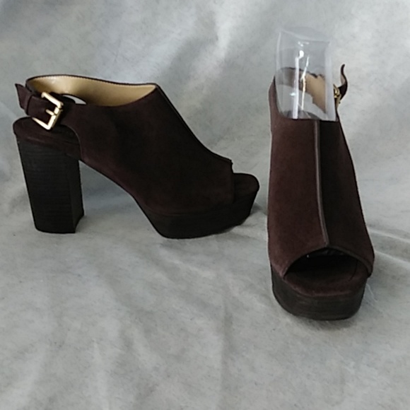 Michael Kors Shoes - Michael Kors Mariana Sling Suede 7.5M, A26